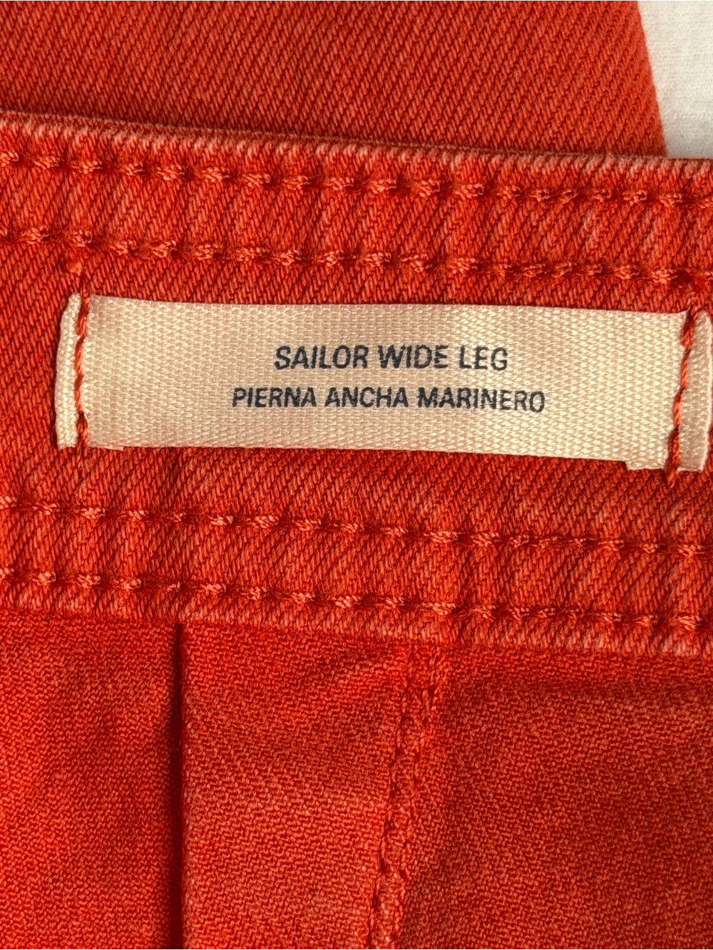 Universal Thread Red High Rise Sailor Wide Leg Pants Size 8 NWT Cotton Blend - Picture 6 of 12
